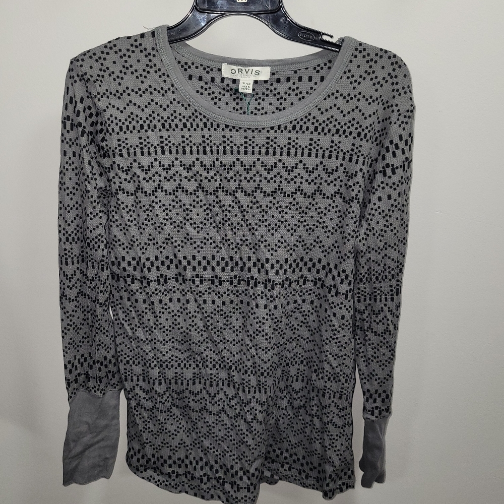 Waffle knit shirt